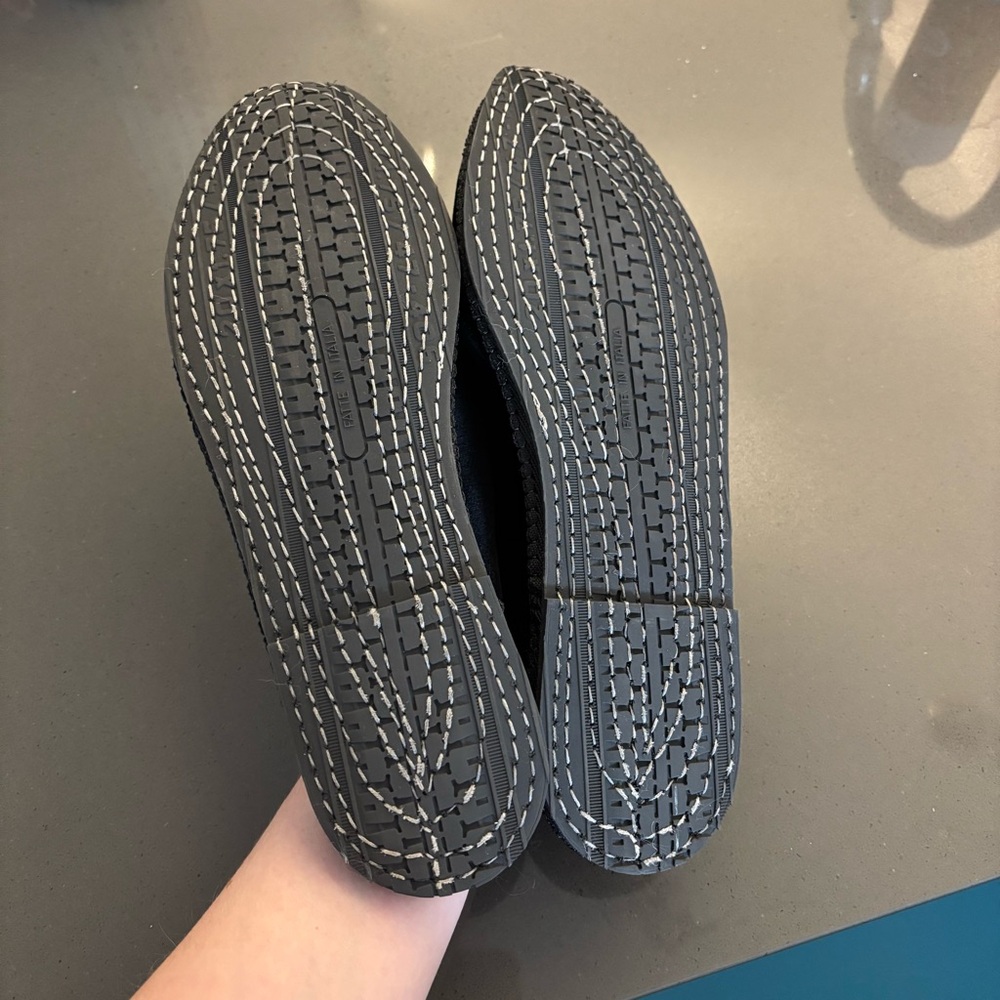 Piedaterre Venezia Dandy Black Velvet Slippers 44 - Picture 5 of 7